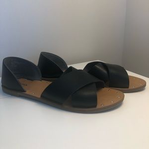 Black and brown Merona sandals